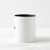 Elegante afstudeer naam diploma mok ontwerp (Midden)