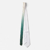 Elegante afstudeer stropdas Gouden Mortarboard Pat (Achterkant)
