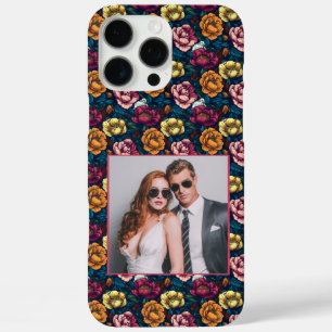 Elegante afstudeercadeau Pioenroos Bloem Foto iPhone 16 Pro Max Hoesje