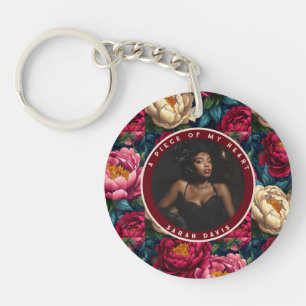 Elegante afstudeercadeaus voor vriend Peony Sleutelhanger