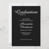 Elegante afstudeerfeest Diergeneeskunde Kaart (Achterkant)