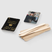 elegante afstudeerhandventilator handwaaier (Niet-gemonteerd)