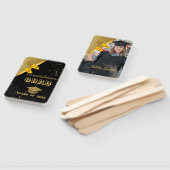 elegante afstudeerhandventilator handwaaier (Niet-gemonteerd)