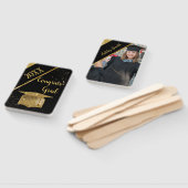 elegante afstudeerhandventilator handwaaier (Niet-gemonteerd)