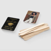 elegante afstudeerhandventilator handwaaier (Niet-gemonteerd)