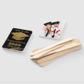 elegante afstudeerhandventilator handwaaier (Niet-gemonteerd)