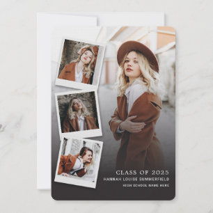Elegante Afstuderen 2026 Meerdere Foto Aankondigin