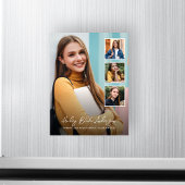 Elegante Afstuderen foto aankondiging magneet Kaar