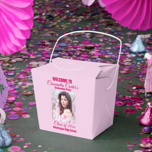 Elegante Afstuderen foto Bedankdoosjes