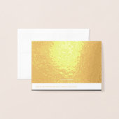 Elegante Afstuderen naam Gefeliciteerd Goud Folie Kaarten (Met envelop)