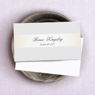 Elegante Afstuderen naam Kaart behuizing Contactkaartje