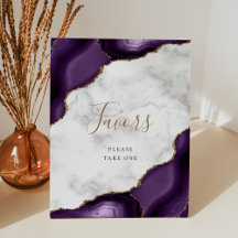 Elegante agaat paarse gouden marmeren huwelijksgun