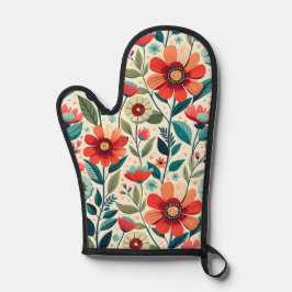 Elegante AI-againstovenwant hand schoen voor koks Ovenwant