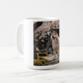 Elegante Akita Coffee Mok (Voorkant links)