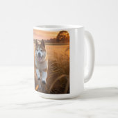 Elegante Akita Coffee Mok (Voorkant rechts)