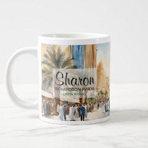 Elegante Al-Olaya District Riyadh Koffiemok Grote Koffiekop