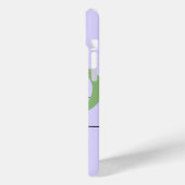 Elegante alfabet letter P Lavendel boho Dragonfly Case-Mate iPhone Case (Achterkant / Links)