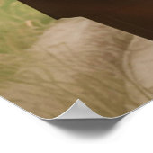 Elegante alfabetische foto bruiloft zitgrafiek poster (Hoek)