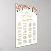 Elegante alfabetische zitkaart met echt goud folie afdrukken (Laagn)