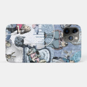 Elegante Alice in Wonderland Blue Case-Mate iPhone Case (Achterkant (horizontaal))