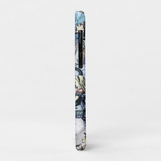 Elegante Alice in Wonderland Blue Case-Mate iPhone Case (Achterkant/links)