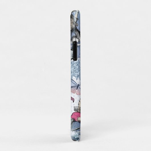 Elegante Alice in Wonderland Blue Case-Mate iPhone Case (Achterkant/rechts)