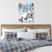 Elegante Alice in Wonderland Canvas Afdruk (Insitu (Slaapkamer))