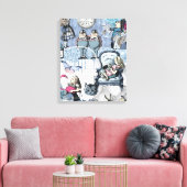 Elegante Alice in Wonderland Canvas Afdruk (Insitu (Woonkamer))
