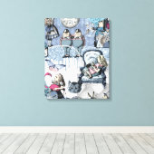 Elegante Alice in Wonderland Canvas Afdruk (Insitu (Houten vloer))