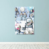 Elegante Alice in Wonderland Canvas Afdruk (Insitu (Houten vloer))