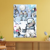 Elegante Alice in Wonderland Canvas Afdruk (Insitu (Woonkamer))