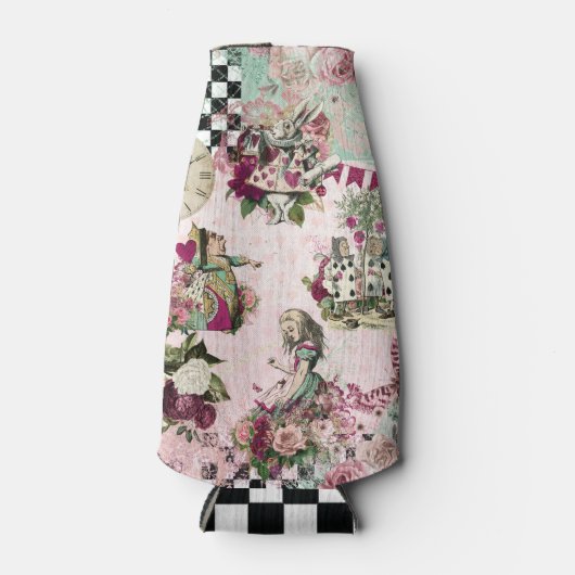 Elegante Alice in Wonderland Flesjeskoeler (Voorkant)