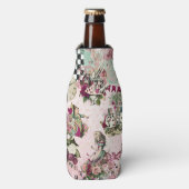 Elegante Alice in Wonderland Flesjeskoeler (Fles Voorkant)