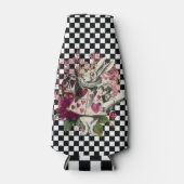 Elegante Alice in Wonderland Konijn Flesjeskoeler (Voorkant)