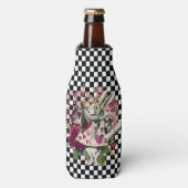 Elegante Alice in Wonderland Konijn Flesjeskoeler (Fles Voorkant)