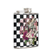 Elegante Alice in Wonderland Konijn Heupfles (Rechts)