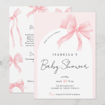 Elegante All In One Roze Strik Baby Shower