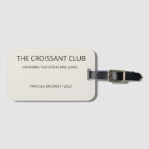 Elegante amandelcroissantclubbestemming 