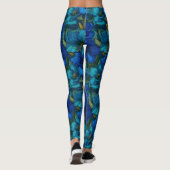 Elegante Amaryllis Bloem Actieve Kleding Leggings (Achterkant)