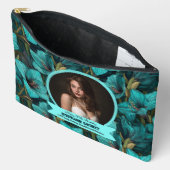 Elegante Amaryllis Vijftigste Verjaardagsviering Etui (Open)