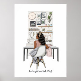 Elegante Ambachtskoningin Poster