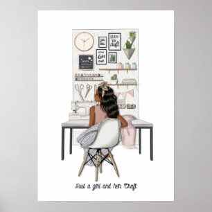 Elegante Ambachtskoningin Poster
