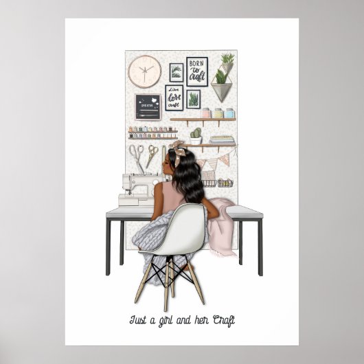 Elegante Ambachtskoningin Poster (Voorkant)