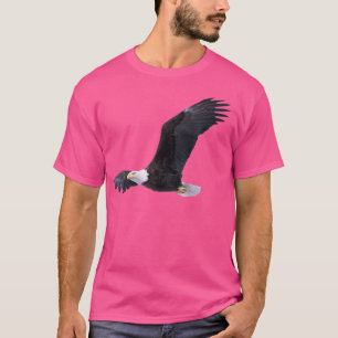 Elegante Amerikaanse kale adelaar in de vlucht fot T-shirt