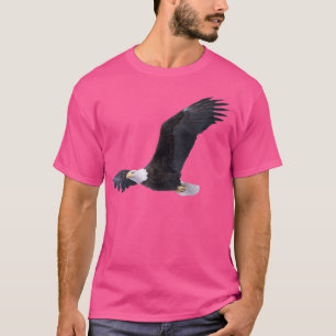 Elegante Amerikaanse kale adelaar in de vlucht fot T-shirt
