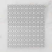 Elegante Amethist Paarse en zwart Plaatskaartje (Binnenkant ongevouwen)