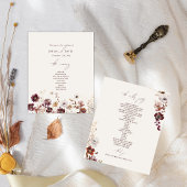 Elegante Anemone Bourgondische bruiloft