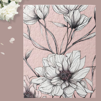 Elegante Anemone Floral Legpuzzel