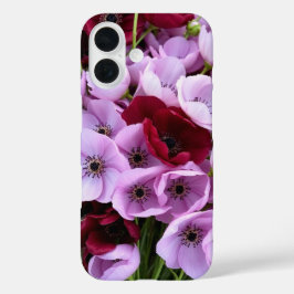 Elegante anemonen iPhone 16 hoesje