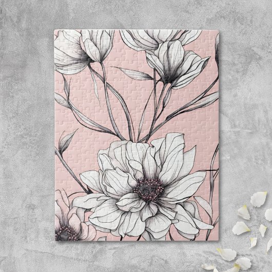 Elegante Anemoon Bloemstuk Legpuzzel